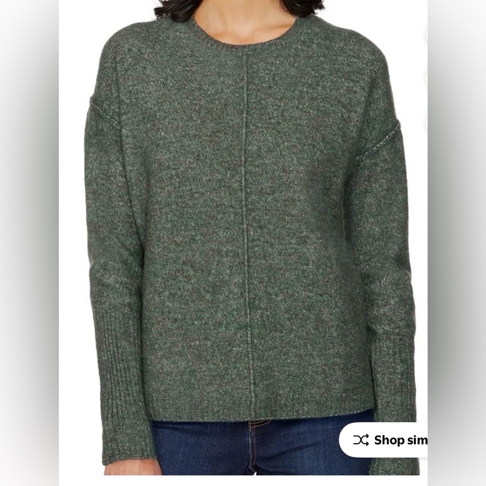 Legendary Outfitters Women's Soft Cozy Crewneck Sweater, Heather Olive XL
